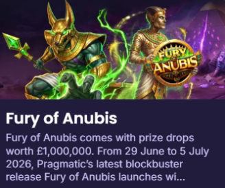 Crown Casino promotion — Fury of Anubis prize drops ₱1,000,000